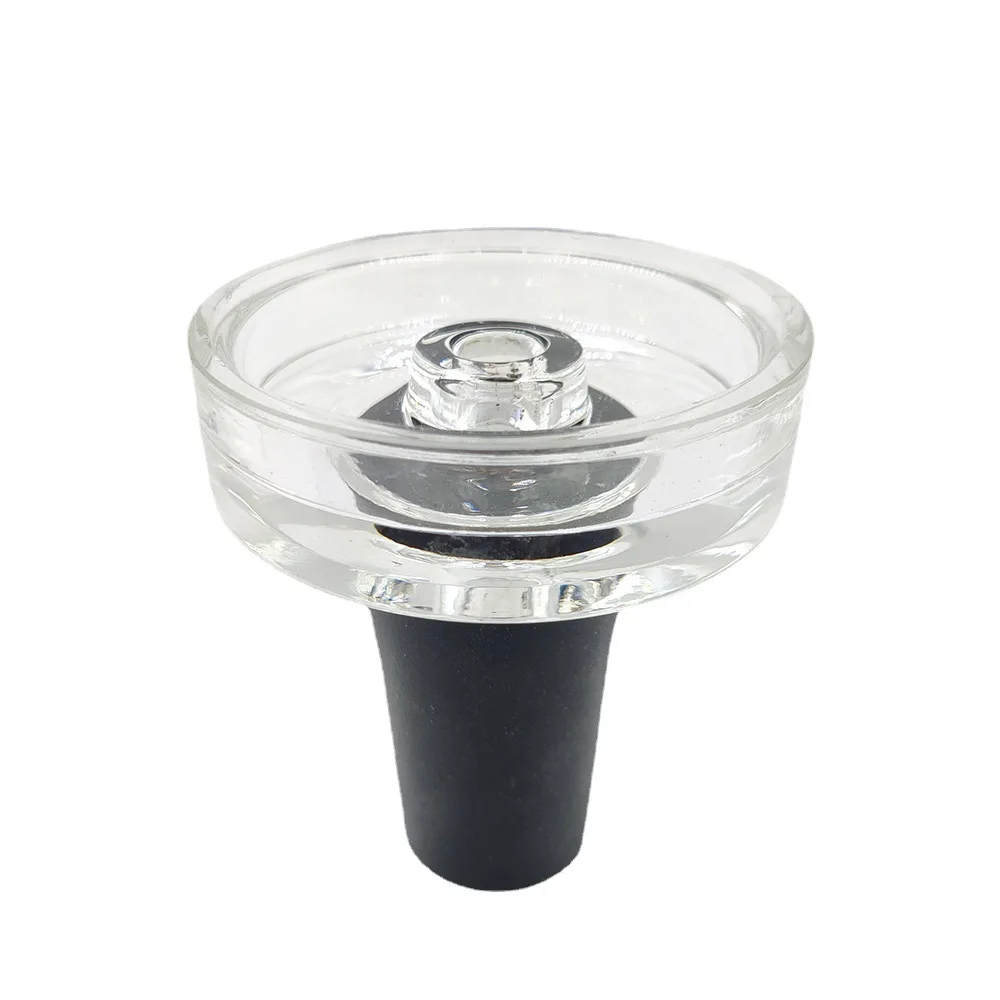 Glass Shisha Bowl Silicone Hookah Tobacco Flavor Holder 4 Parts Thermal Head Chicha Shisha Coal Bowl Sheesha Accessory