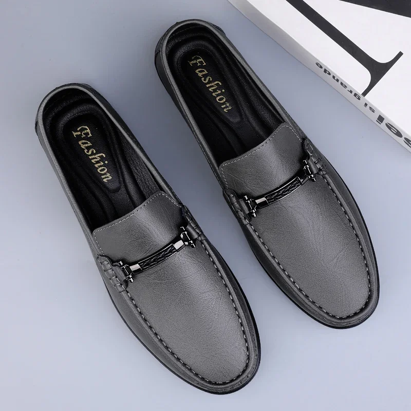 Luxury Brand Mens Loafers Fashion Spring Autumn Casual Shoes New Comfy Men Driving Flats Genuine Leather Moccasins Walking Shoes 3