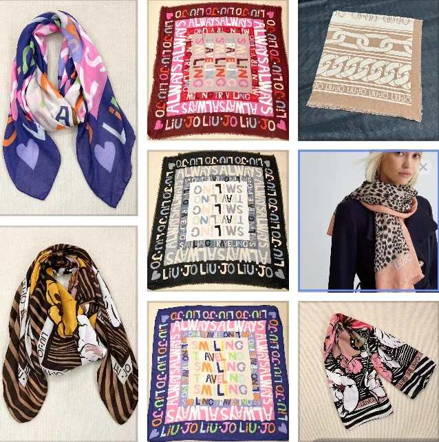 

Foreign trade original single liujo print Italy 23 new autumn and winter fashion shawl scarf