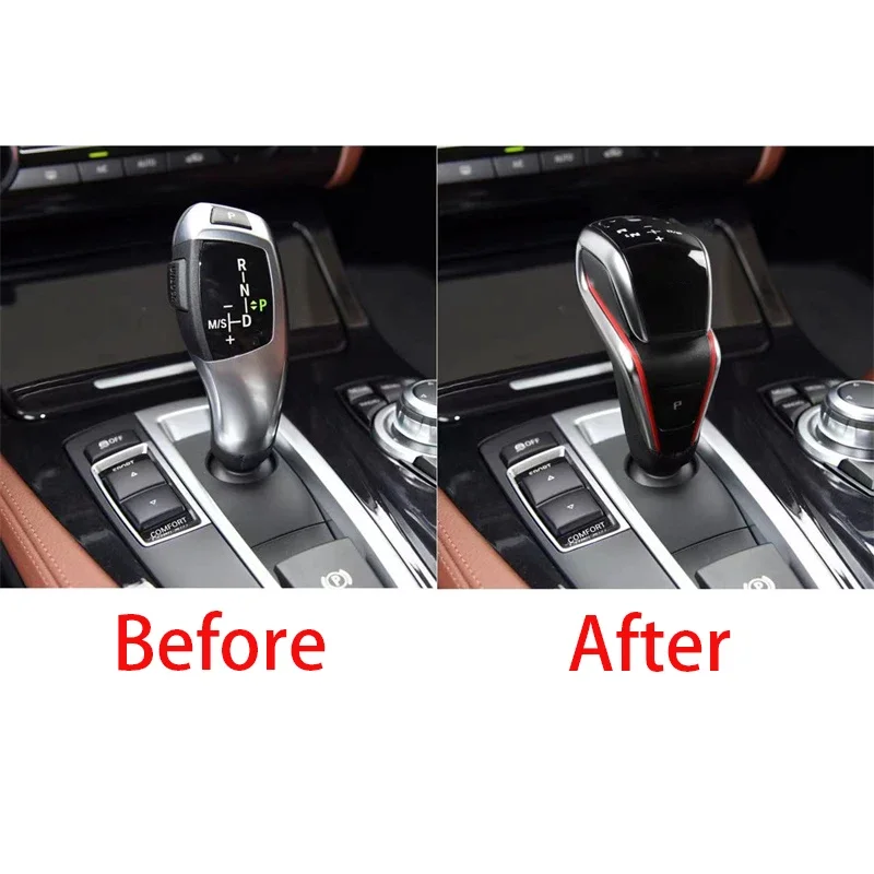 기어 시프트 노브 시프트 레버 헤드, BMW G30 G01 G02 G11 G12 G32 G08 5 6 7 시리즈 2019-Now M 스포츠 G-섀시 자동차 액세서리