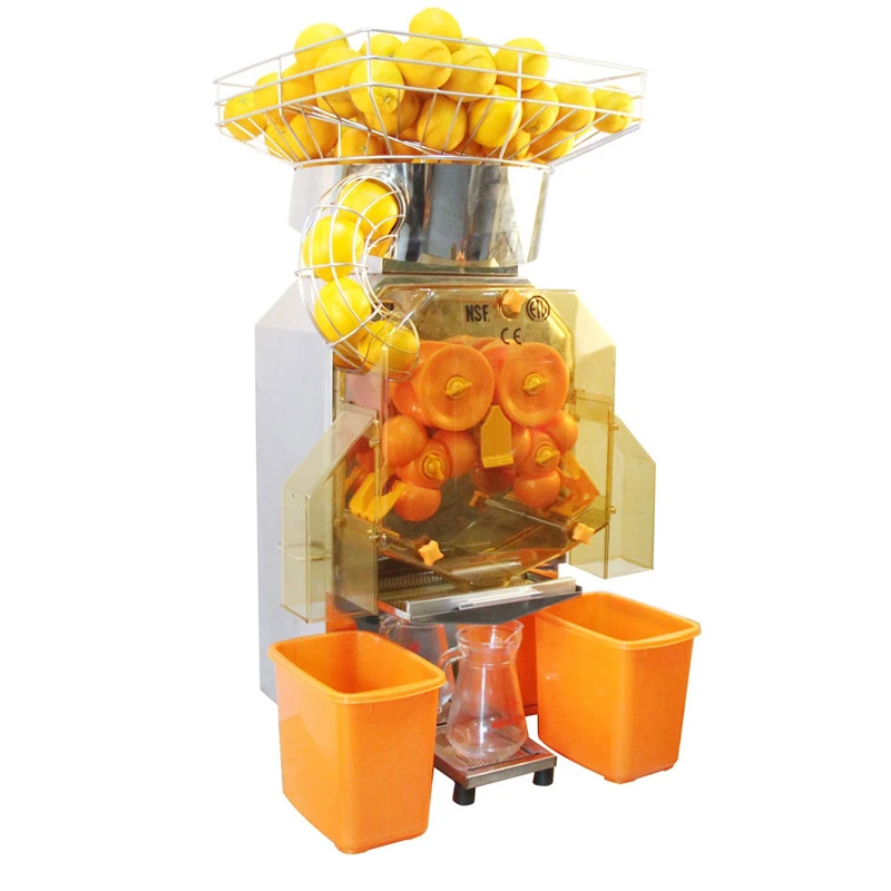 Orange Juicer Commercial Large Capacity 40 Oranges/Min Electric 110V 220V High Yield Orange Lemon Juice Extrusion Machine 6