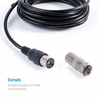 Nouvelle antenne TV numérique Récepteur intérieur et extérieur Haute définition Onde numérique terrestre HDTV Antenne TV prend en charge plusieurs canaux 4