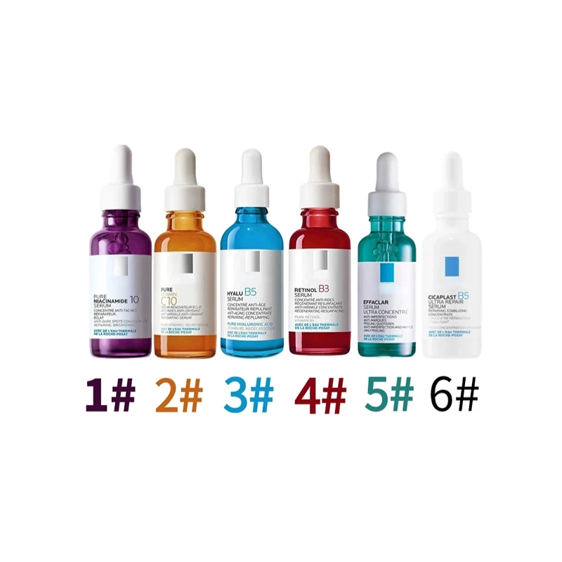 Original Serum Niacinamide10 Retinol B3 Effaclar Serum  Vitamin C10 Hyalu B5  Cicaplast B5/ Moisturizing Anti-aging serum Set