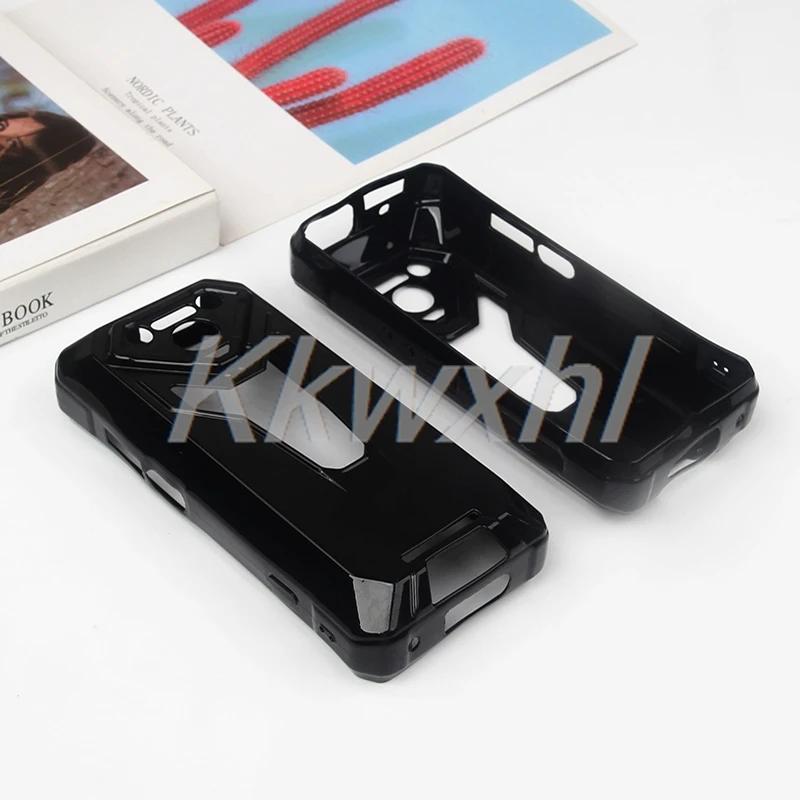 Rugged Shockproof Back Holder Bracket Phone Case with Soft Original Cover