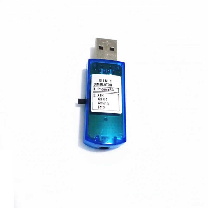 USB 비행 시뮬레이터 컴퓨터 비행 시뮬레이터, XTR5 FMS G4 FPV 비행기 헬리콥터 컨트롤러용, 8 in 1