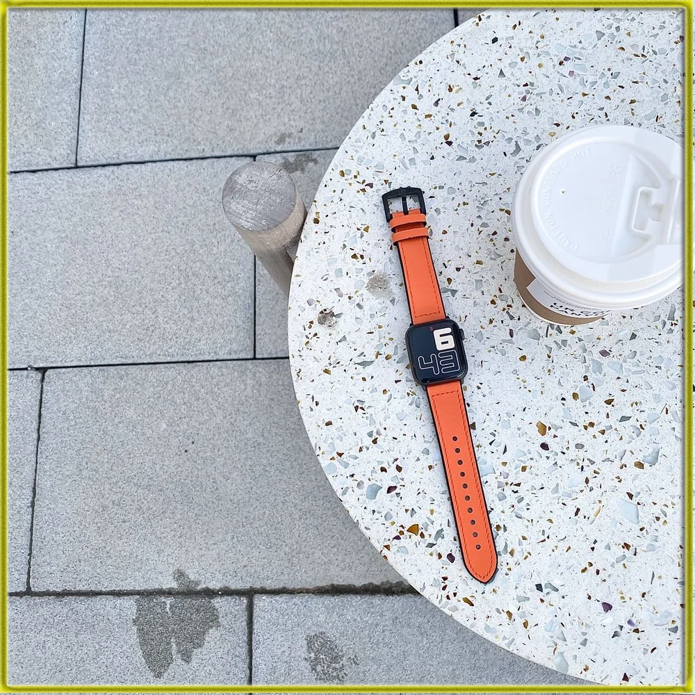 

Watch Bracelet Brand New Watch Strap for Apple Watch Silicone Leather Watch Strap Soft Watch Band for iwatch 1/2/3/4/5/6/7
