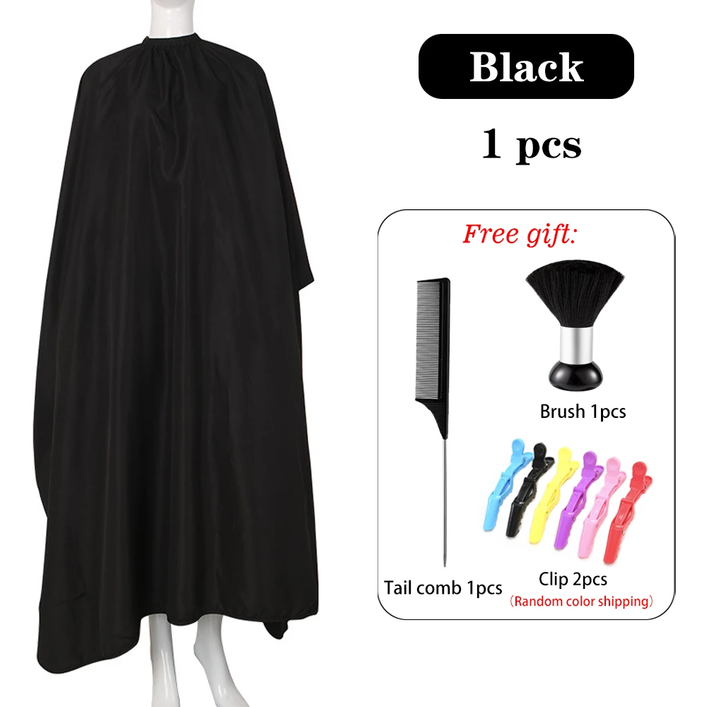 Premium Salon Haircutting Cape with Elastic Band and Hook Closure – 140x160cm Adult Hairdressing Cape