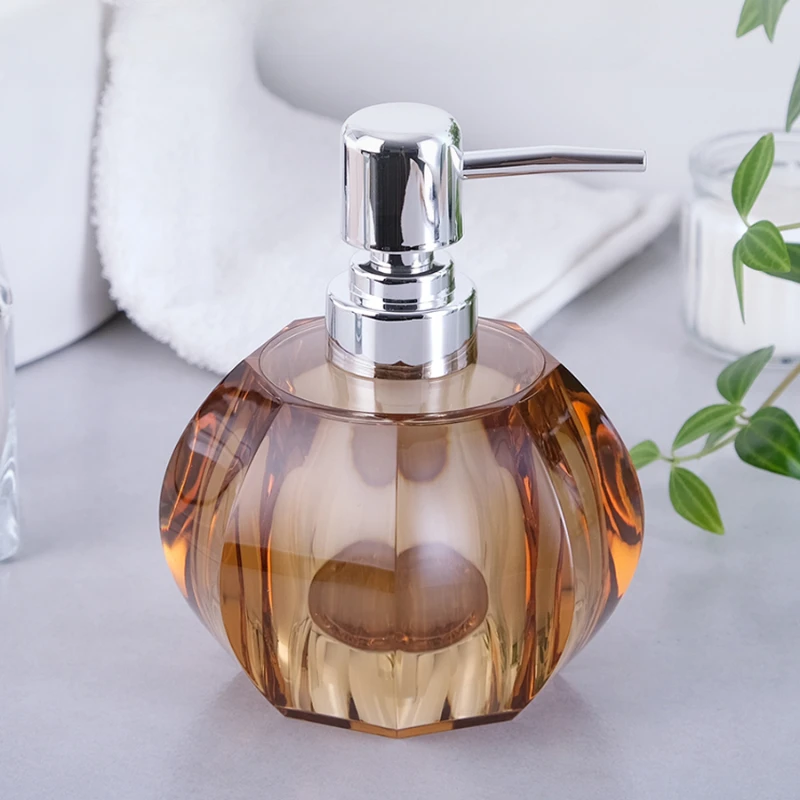 

1pc Acrylic Hand Sanitizer Bottle Tourism Bottling Household Press Type Empty Bottles Home Appliances Bathroom Toilet Utensils