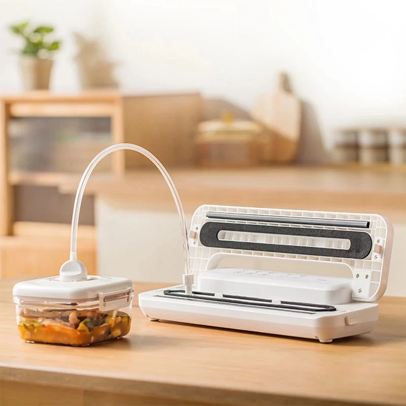 Youpin Olayks Vacuum Packaging Machine Household Plastic Bag Sealer for Plastic Bags Electric Vacuum Pump Degasser Food Keeper 5