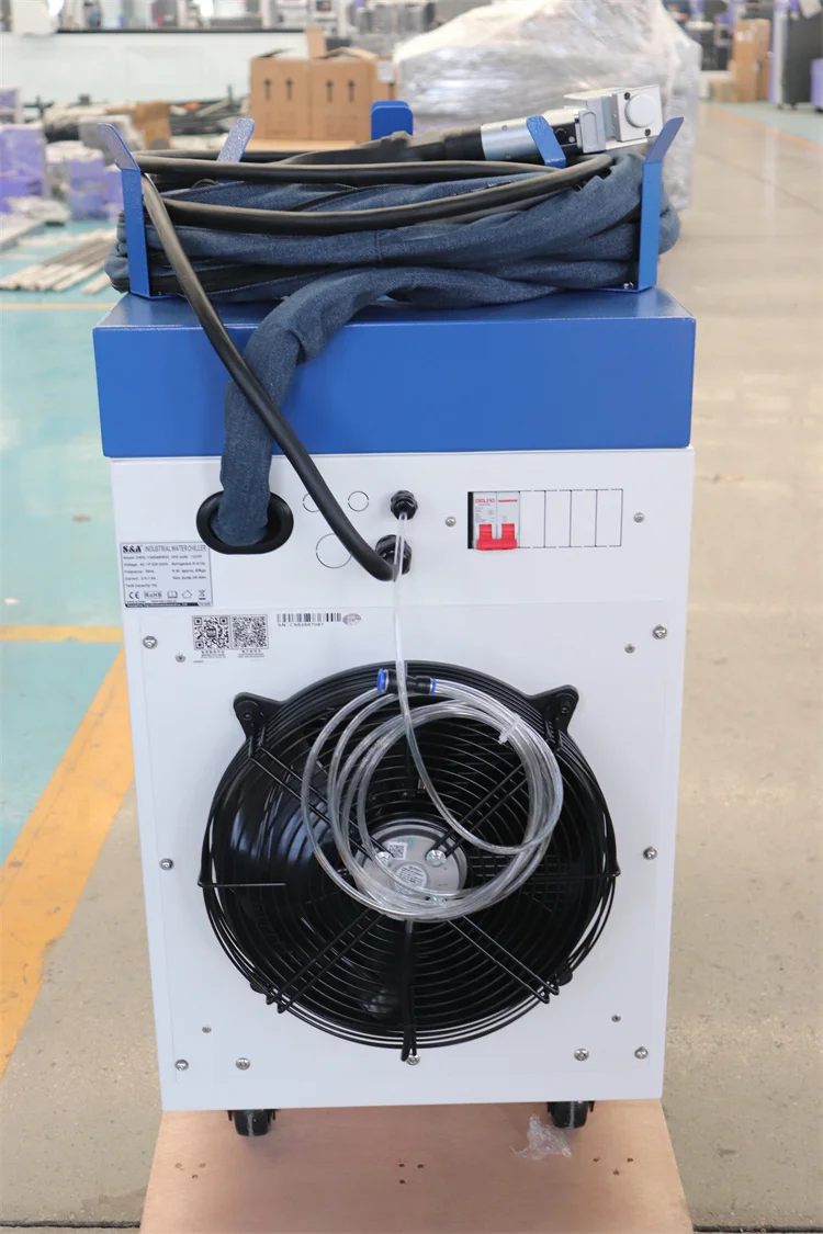 Continuous Laser Cleaning Machine New Dual Axis Laser Gun 1500W 2000W Rust Paint Removal Long Wire PRICE