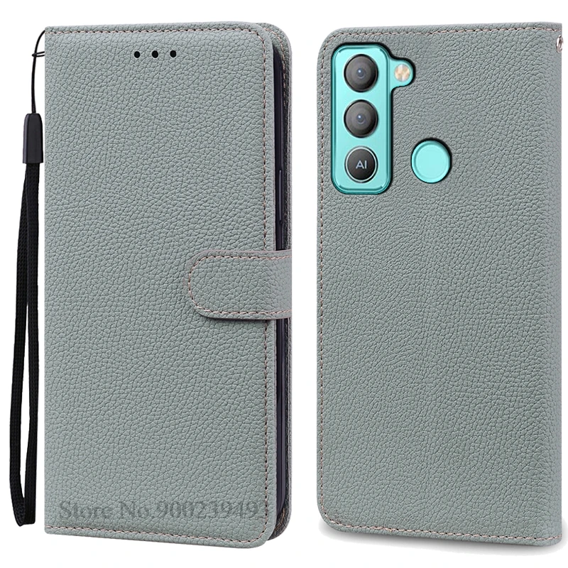 Leather Wallet Flip Phone Case - Protective Bumper Shell and Stylish Cover