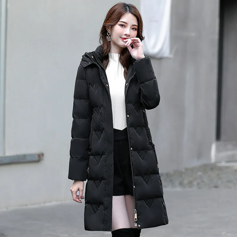 

Mid Length High-end Down Jacket 2024 Winter New Korean Version Thickened White Duck Down Real Fur Collar Fashionable Snow Coat