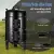 16.5 Inch Charcoal Smoker Grill with Thermometer, 3-in-1 Portable Vertical Smoker, Black 5