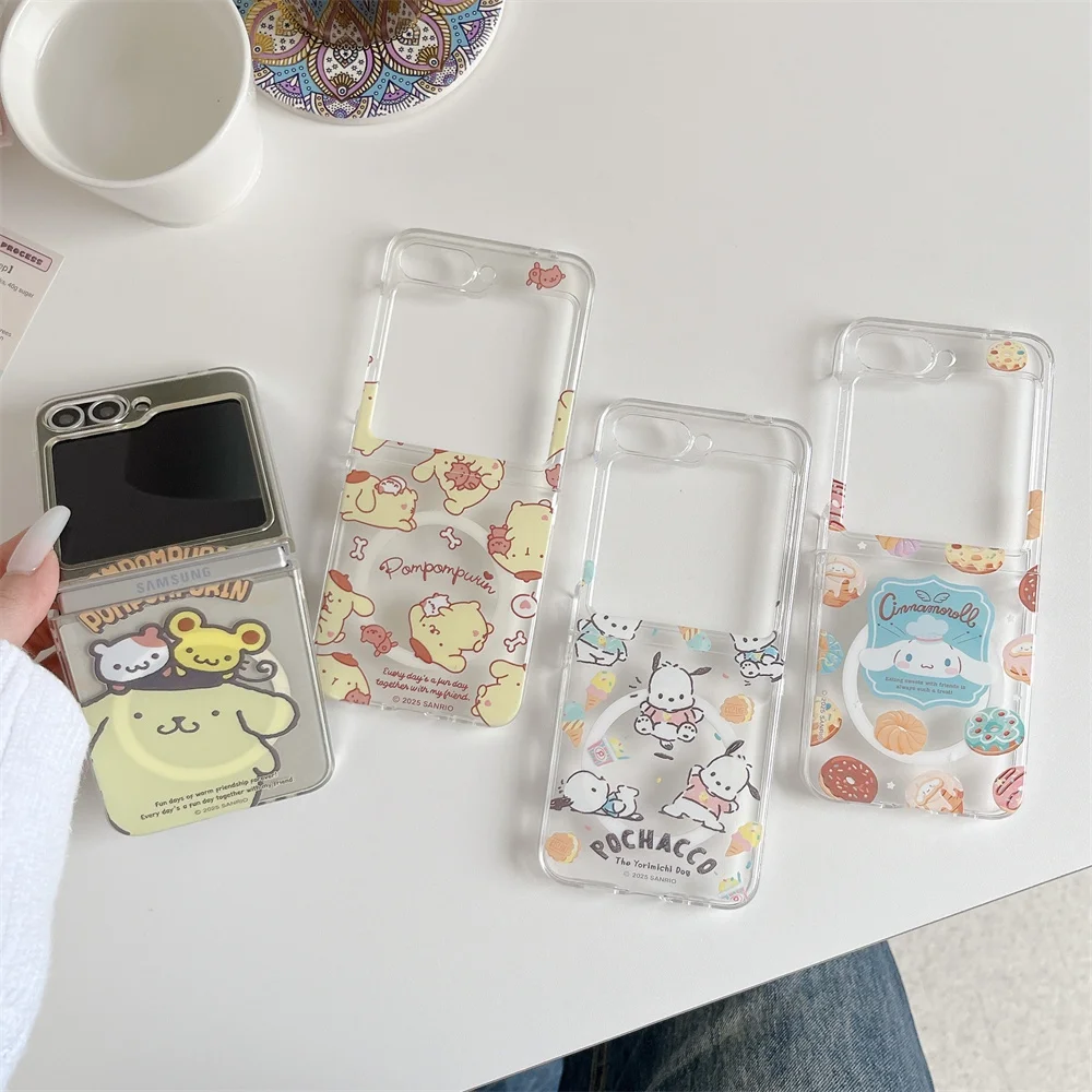 Cute Cartoon Puppy Magnetic Shockproof Phone Case Cover, Korean Style