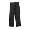BOB DONG Double Knee Heavyweight Denim Carpenter Pants Indigo Utility Logger Jean 5
