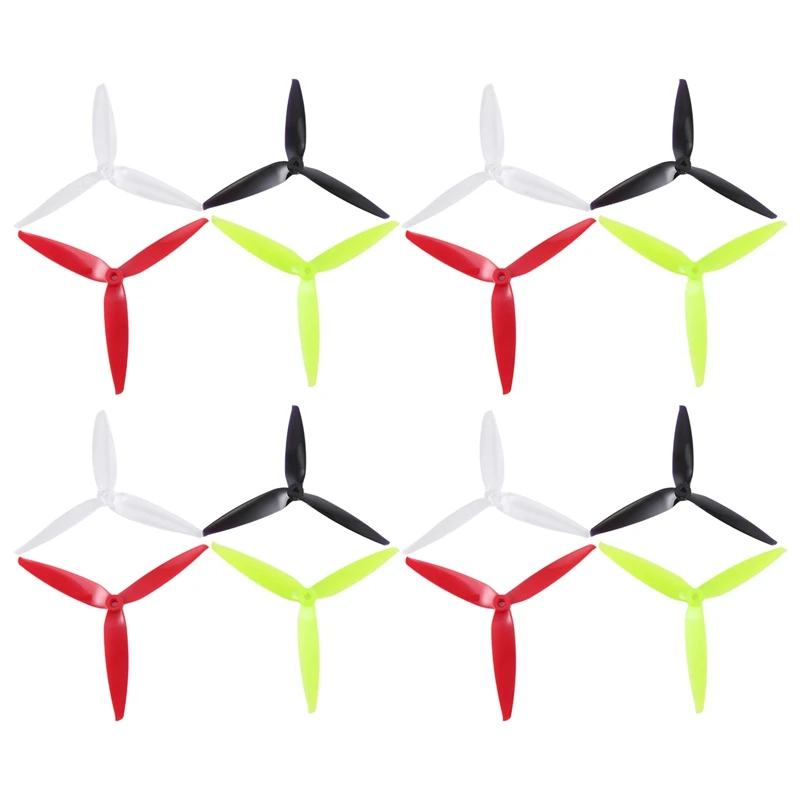 

4 комплекта 7040 7X4x3 3-лопастные пропеллеры для ПК CW CCW Для радиоуправляемых FPV Фристайл 7-дюймовый большой диапазон LR7 дроны DIY части