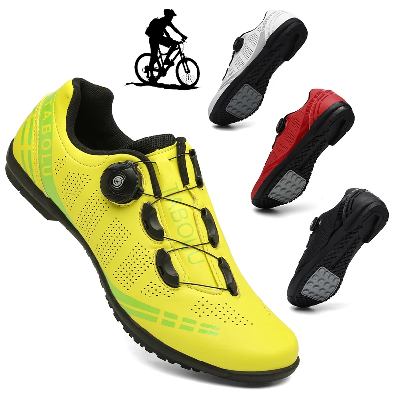 

Men Non Locking Mountain Bike Shoes Without Cleats Road Bicycle Rb Speed Non Cleat Cycling Shoes Sneaker Flat Pedal Mtb Women