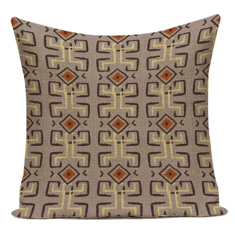 Boho Mandala Decorative Throw Pillow Cover