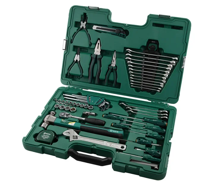 

58PCS Kit Car Repair Socket Set Hand Tool Set Combination Socket Wrench Set with Plastic Tool Box