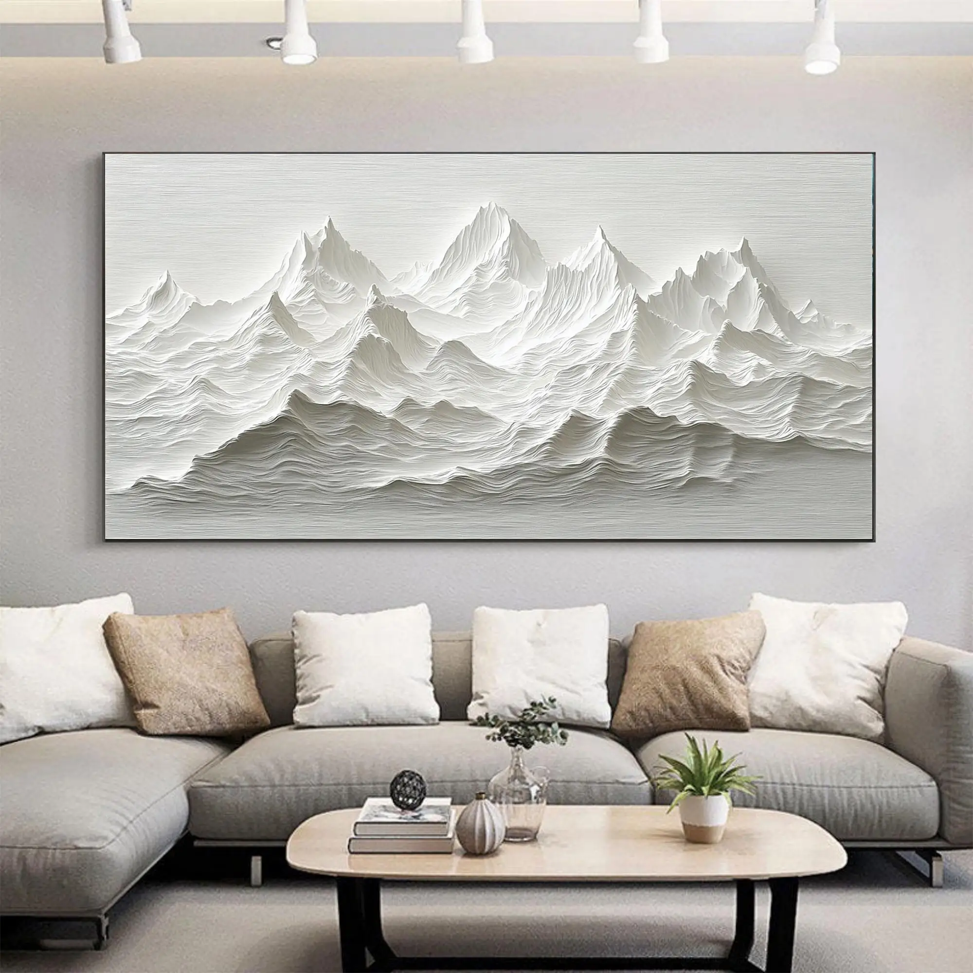 Mountain Relief Art Posters 2