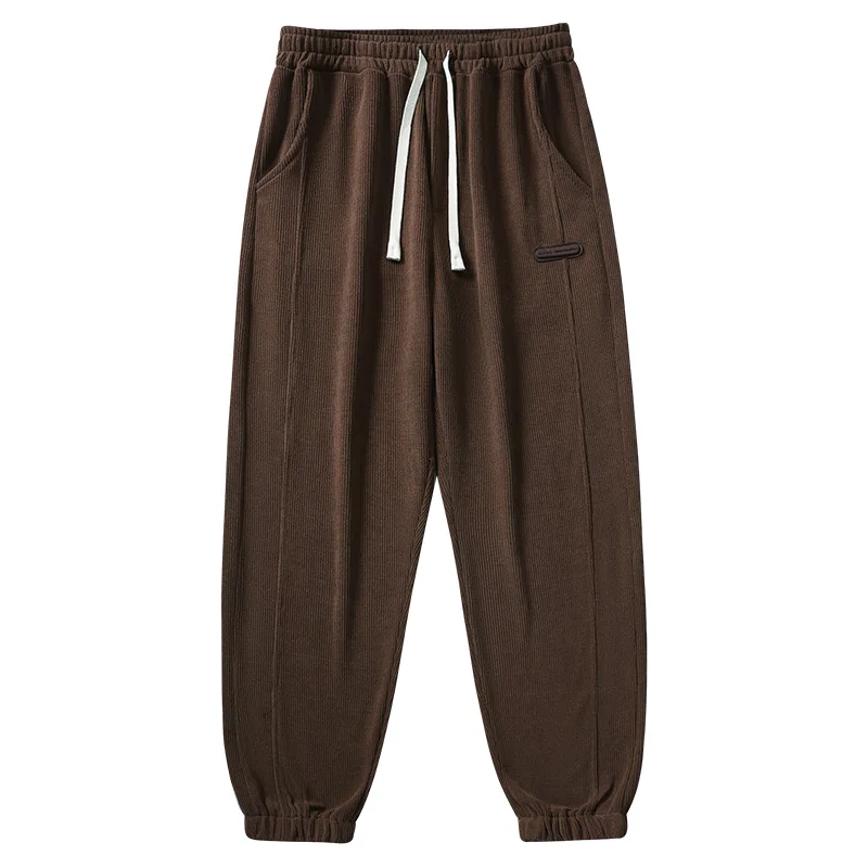 Elegant Fashion Harajuku Slim Fit Ropa Hombre Loose Casual Pants All Match Sports Pants Solid Pockets Straight Cylinder Leggings