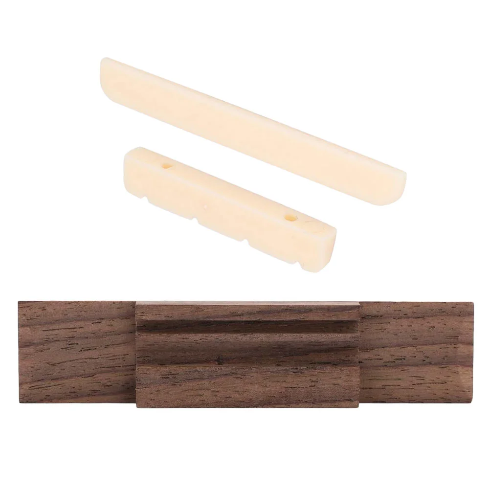 

Ukulele Ponticello Wooden Bridge Instrument Repair Accessories Nut Parts Replacement Fittings