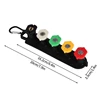 High Pressure Washer Tips Set Fan Shaped Quick Connector Nozzles Car Water Gun Hose Accessories 1/4 Quick Nozzle Set With Holder 2