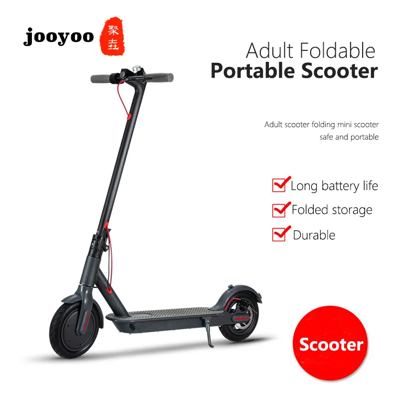 Electric Scooters for Adults 30km/h Powerful Scooter 8.5 Inch 350W Mini Foldable Skateboards E-Scooter Fast Charging | Спорт и
