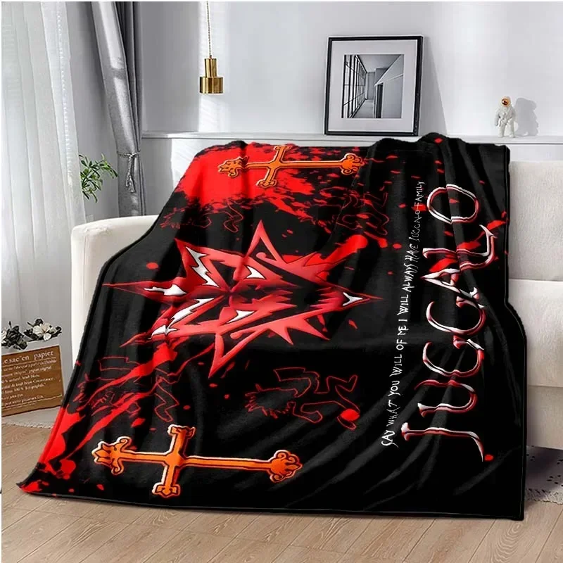 Insane Clown Posse Band ICP Juggalo Faygo Blanke,Can Also Be Used As A Bed Sheet,bath Towel,knee or Nap Car Office Sofa Blankets 2