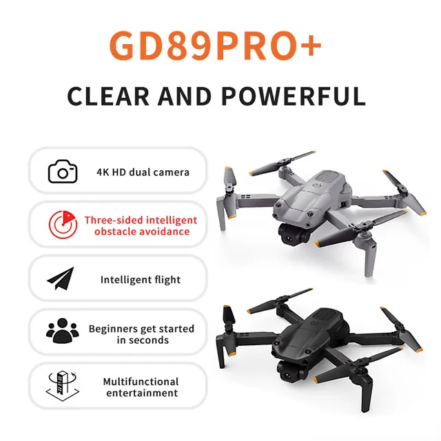 GD89 Pro Rc Mini WiFi Fpv Drone 4K Profesional Dual Camera Fpv Drones with Camera HD 4k Rc Helicopters Quadcopter Toys for Boys 5
