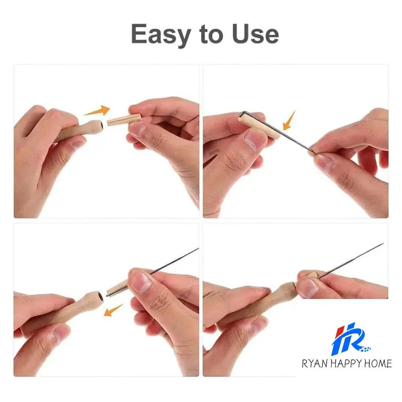 16Pcs Needle Felting Tools Poking Felting Needle Handles Replacement Punch Holder Wool Needles Handles
