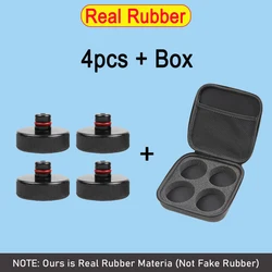 Enhanced Car Rubber Lifting Jack Pad Adapter Kit - Travel Accessories for Efficient Tire Repair (4pcs with Box)