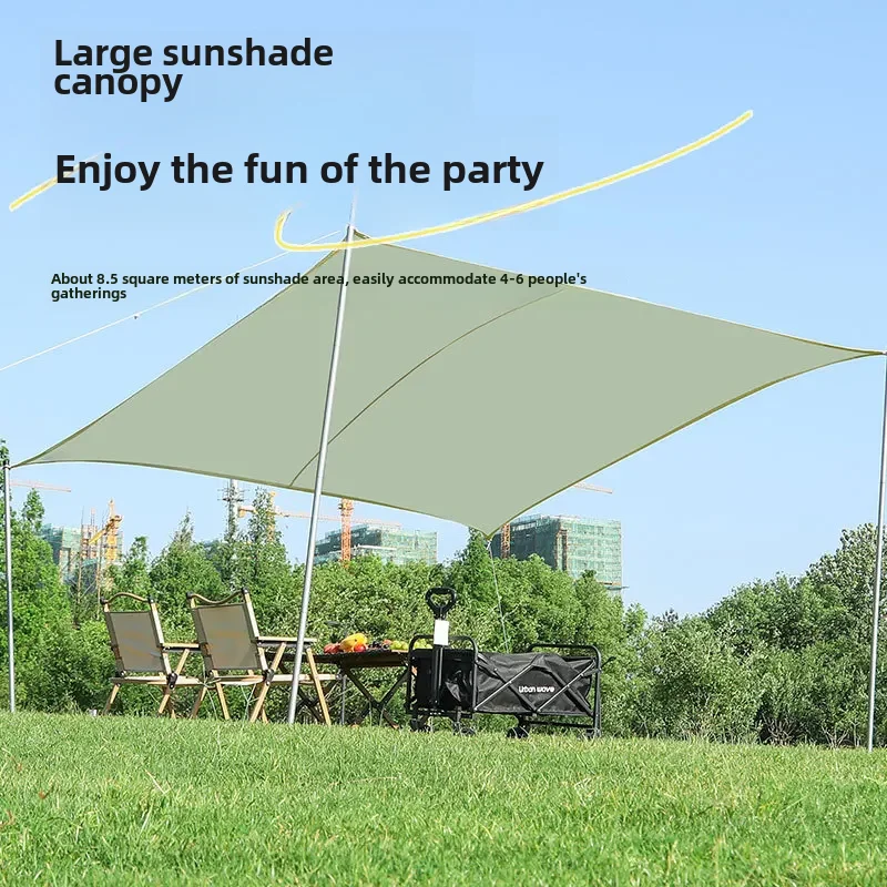 Four-corner 3*3 Square Outdoor Balcony Cloth Sunshade Cloth Rain Sunshade Sail Canopy Insulated Tent