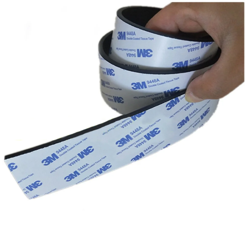 1 pcs black silicone rubber strip self adhesive gasket 300x1 0/20/30x0.5/1/2/3mm