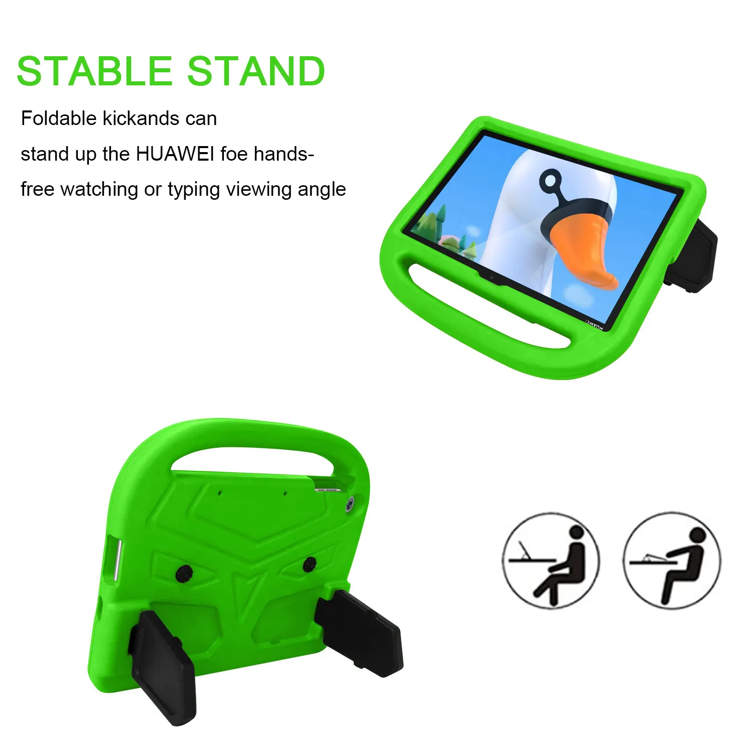 Durable EVA Kids Case for Tablets - Shockproof Protective Cover