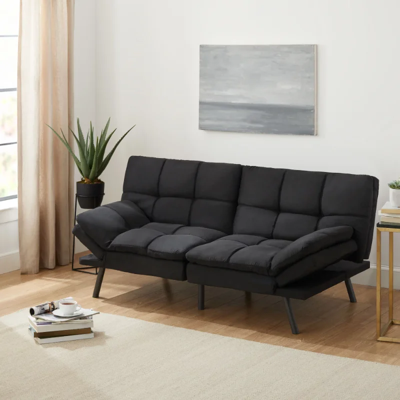 Custom folding bed sofa featuring memory foam fabric multi function