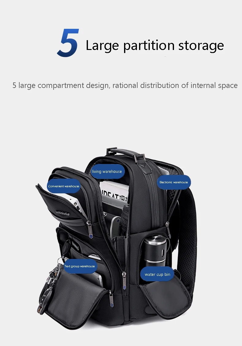 Arctic Hunter B00530 15.6-Inch Blue Laptop Backpack | Technology Valley