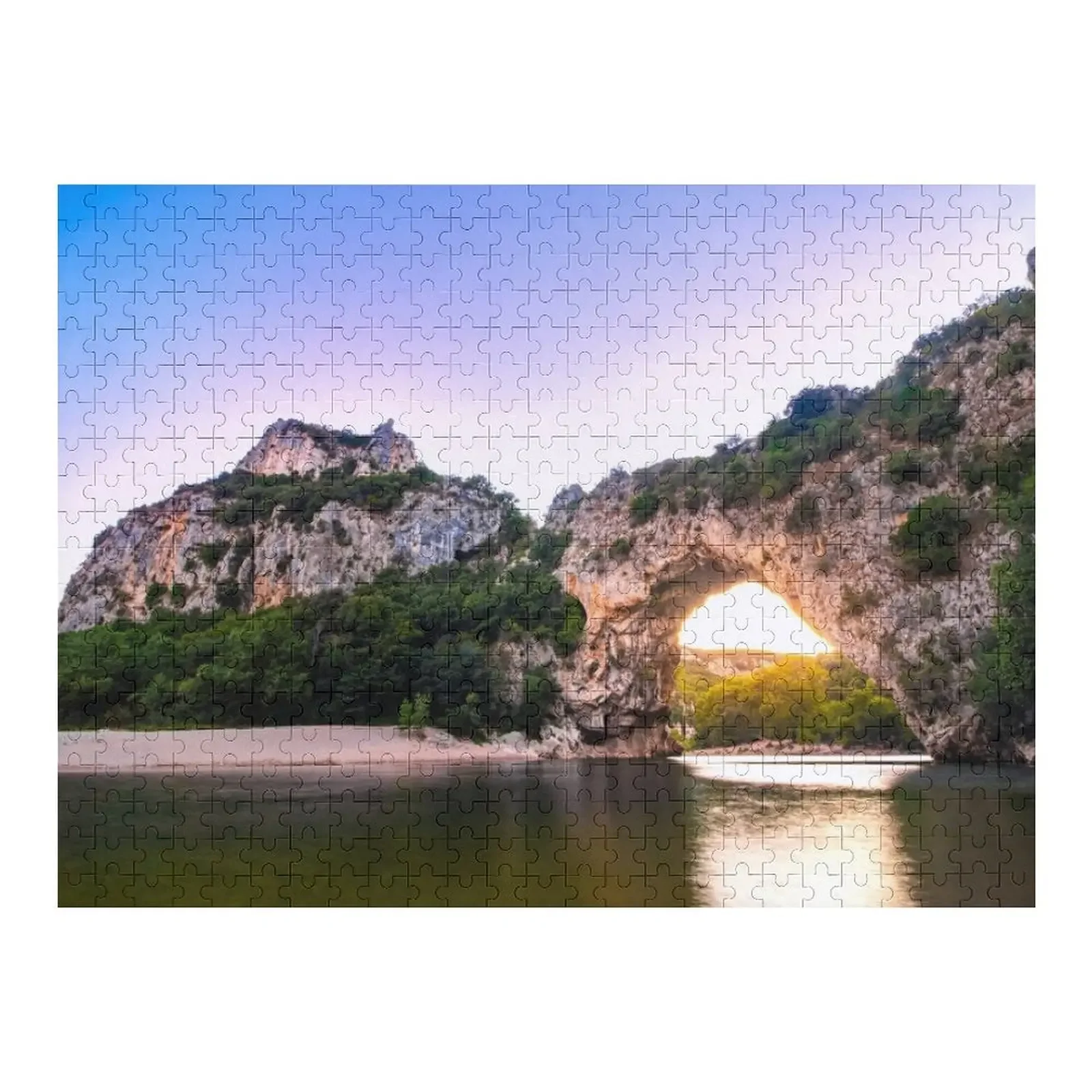 Vallon Pont d'Arc - Ardèche Jigsaw Puzzle Customizable Child Gift Wooden Animal Customized Kids Gift Puzzle