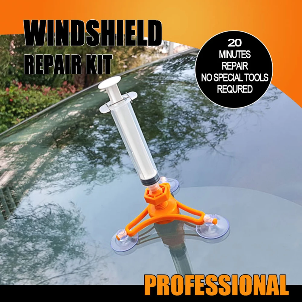 Car Windshield Polishing Repair Kit Chip Crack Windscreen Glass