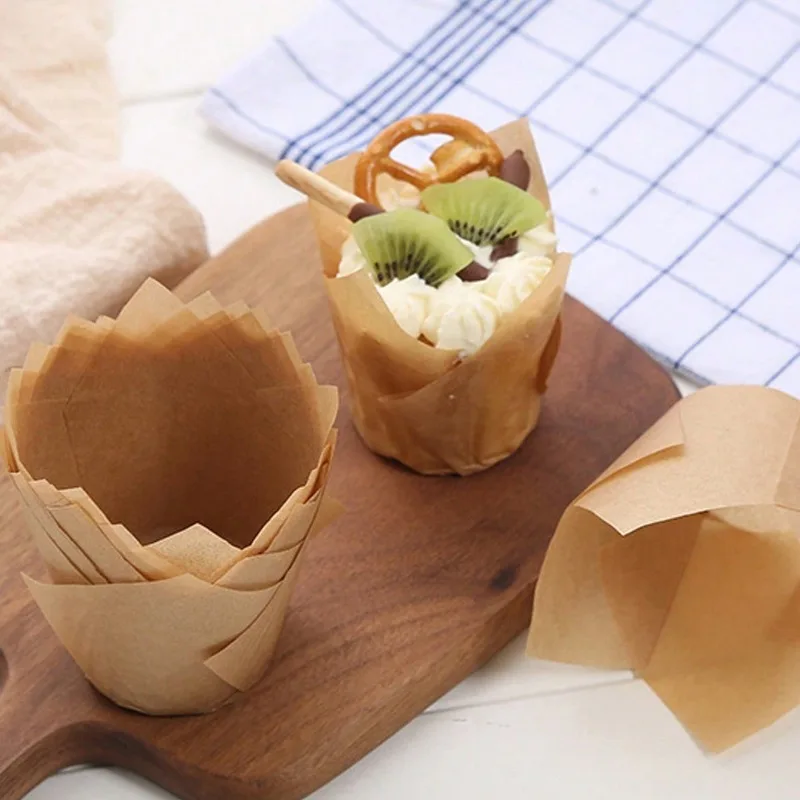 Paper Cupcake Molds Are Heat-resistant and Suitable for Valentine's Day, Birthday Storage, Baking Accessories Kitchen Decoration