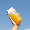 Sport Shaker Bottle 400ML Whey Protein Powder Mixing Bottle Sport Fitness Gym Shaker Outdoor Portable Plastic Drink Bottle 2