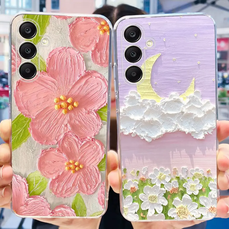 Elegant Printed Soft Silicone TPU Slim Phone Back Cover
