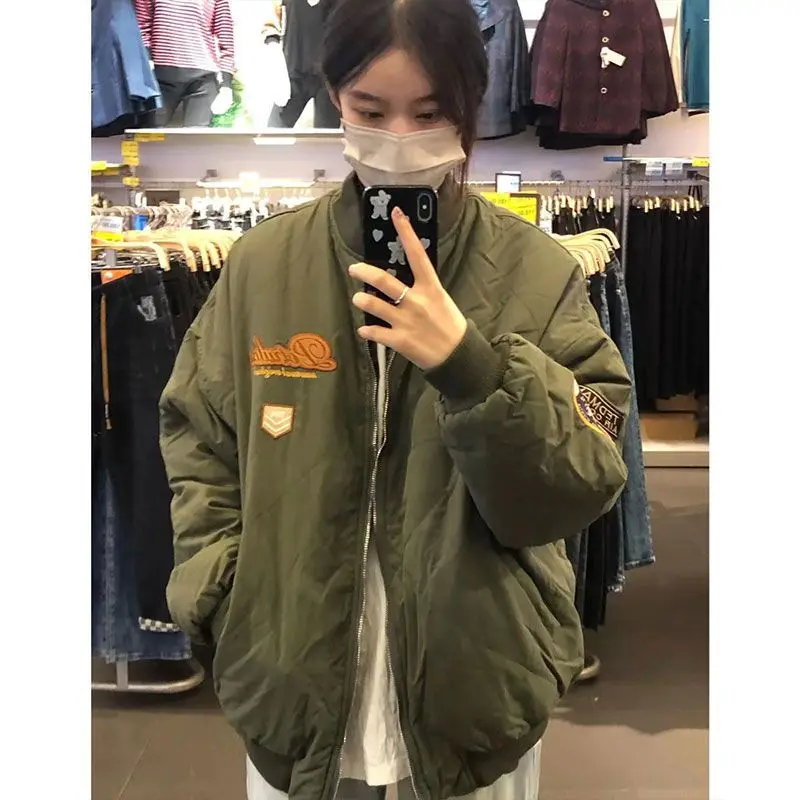 미국 겨울 두꺼운 위장 플리스 남성 따뜻한 보머 재킷, 새로운 스트리트웨어 패션, 유니섹스 야구 코트