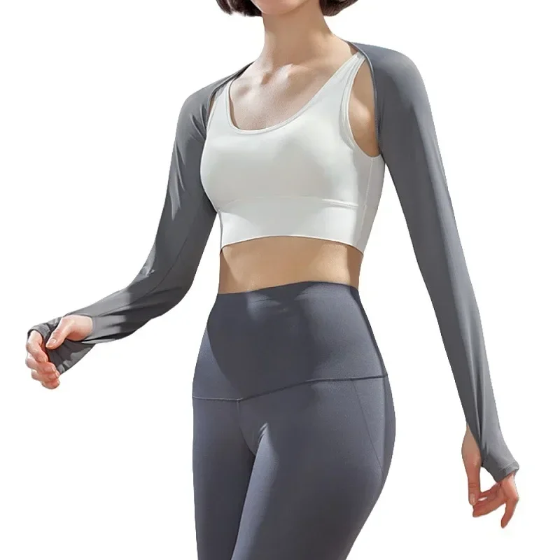 Muslim Women's Elastic Modal Cotton Jersey Bolero Sleeve Long Arm Cover Shrug Shoulder Oversleeve Suncreen Wear Under T-shirt arm sleeves,ice arm sleeves