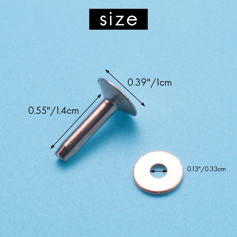 Рисунок 2 - 50 комплектов медных заклепок и заусенцев