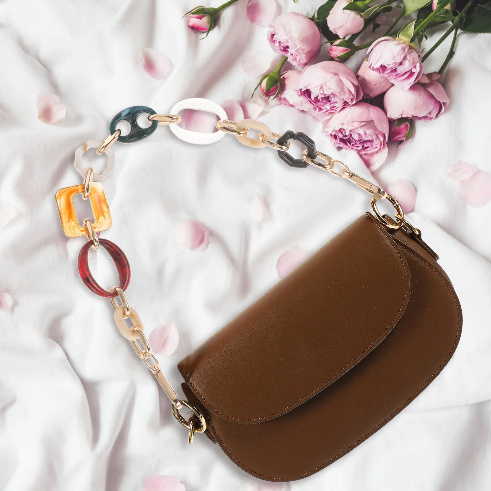 Handbag Chain Purse Chain Single Shoulder Bag Replacement Acrylic Chain Handbags