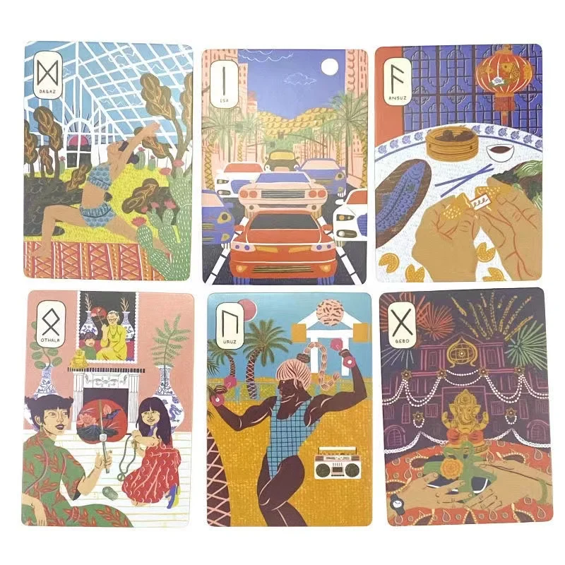 NEW Runes for modern life oracle cards Tarot Deck Tarot Card Board Game Oracle Cards Tarot Deck Divination Astrology 2