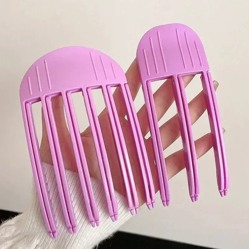 1/2개입 무열 헤어 컬링 클립, 자연스러운 볼륨과 질감을 위한 무열 DIY 헤어 스타일링 도구, 여성용