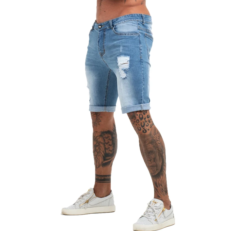 Mens Shorts Jeans Denim Shorts Black 