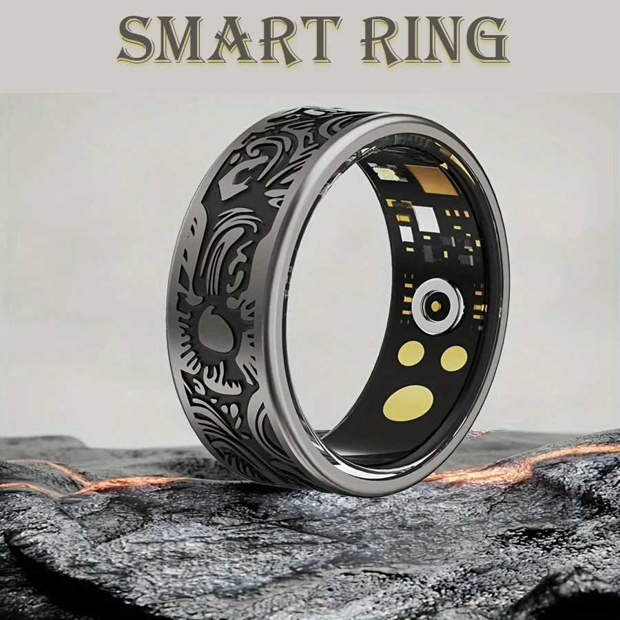 Smart Ring Heart Rate Blood Pressure Blood Oxygen Sleep Monitoring thumbnail 3